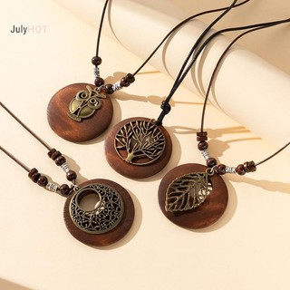 Trang Sức Thời Trang Cho Nữ - Bộ Sản Phẩm Bao Gồm Áo Len Và Vòng Cổ Lá Gỗ Phong Cách Cổ Điển