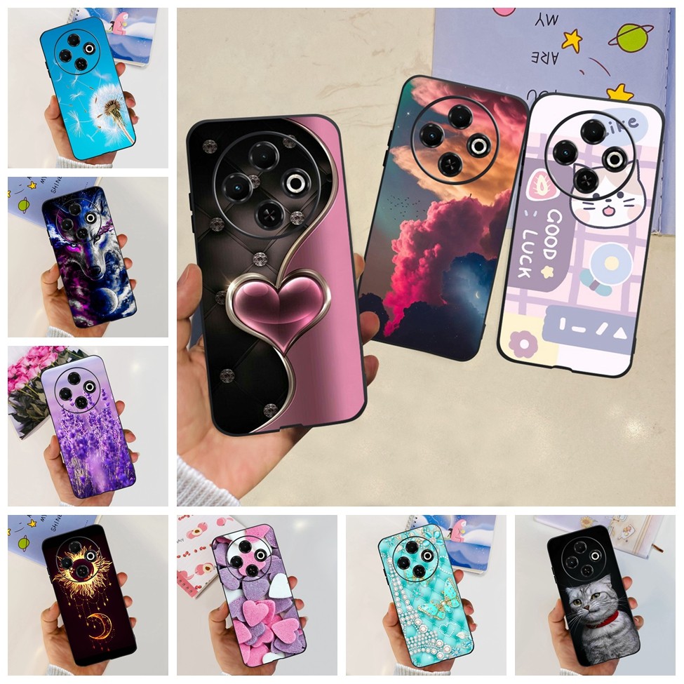 Vỏ Tecno Spark 30C k15 k15n Sang Trọng Dễ Thương Ngộ nghĩnh Mát Silicon Thẩm Mỹ Vỏ Điện Thoại Spark 30C Tecno kl5 kl5n Ốp Lưng