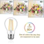 OIGM E27 4W 6W 8W 12W Chất Lượng Cao Edison Bóng Đèn LED Vintage Đèn Ấm Vàng Retro Bóng Đèn 220V A60