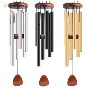JCSYFAC Cổ Điển 26 Inch Ống Nhôm Chuông Gió Có Thẻ Trang Trại Sân Vườn Ban Công Hành Lang Trang Trí Mới