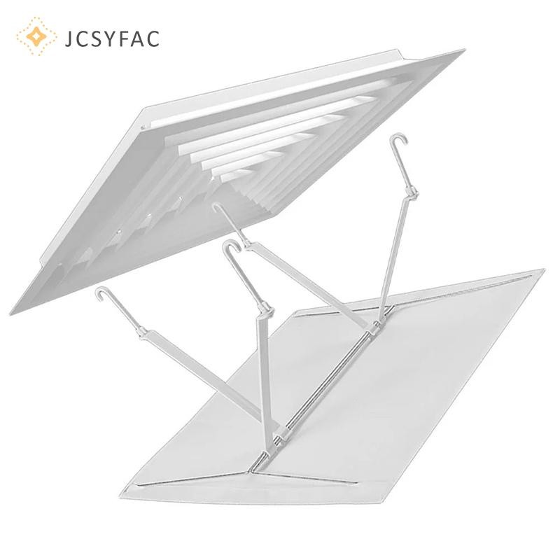 Jcsyfac Trần Vuông Kính Chắn Gió Điều Hòa Không Khí Trung Tâm, Kính Chắn Gió Cửa Thoát Chống Thẳng, Móc Ổ Cắm Kính Chắn Gió Mới