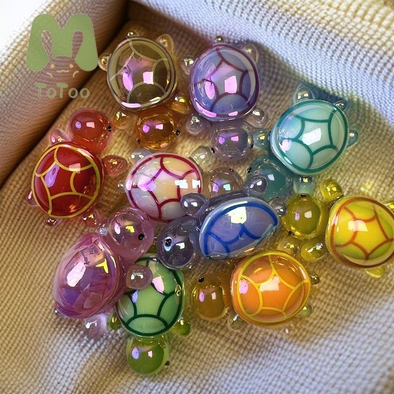 ToToo 20pcs Rùa Lớn Dễ Thương DIY Kem Keo Động Vật Nhỏ Phụ Kiện Trẻ Em ...