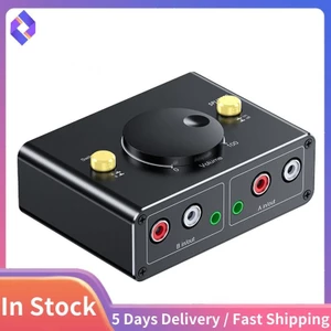 Bộ chuyển đổi âm thanh 3,5 mm sang 2RCA Bộ chuyển đổi giá thầu 1 trong 2 Out hoặc 2 trong 1 Out Bộ chuyển đổi bộ chia RCA sang 3,5 mm kép