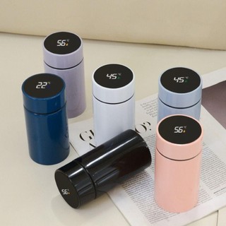Cốc giữ nhiệt thông minh MARBLEM, Bình bỏ túi chống rò rỉ bằng thép không gỉ, Cốc cà phê Mini Hiển thị nhiệt độ Bình nước cách nhiệt 200ML