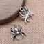 Flgo Gói 30 Mặt Dây Nhện Halloween Màu Bạc Cho Phụ Kiện Handmade