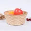 Giỏ đựng đồ YUUKII, Giỏ dệt mây đa năng thủ công, Trang trí nhà cửa Dải tre Giỏ hoa vàng cho bánh mì trái cây Đồ lặt vặt