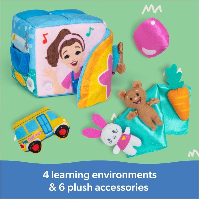 Ms Rachel Surprise Learning Box Đồ Chơi Sang Trọng Ms Rachel Plushie Búp Bê Niềm Vui Của Bạn Với Cô Nói & Hát Đồ Chơi Nhồi Bông Mềm Đồ Chơi Học Tập Cho Bé Âm Thanh Tương Tác Búp Bê Sinh Nhật Quà Tặng Giáng Sinh