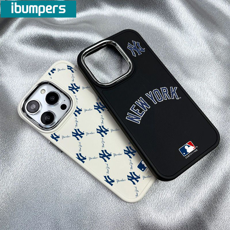 ibumpers Ốp Lưng IPhone MLB LOS ANGELES DODGERS Ốp Điện Thoại Silicon Mềm Sang Chảnh Chống Bẩn Chống Sốc Cho IPhone 16 15 14 12 13 11 Pro Max IP 7 8 Plus X XS XR
