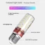 OIMG Bóng đèn LED màu E27 12W Ánh sáng màu hồng Ánh sáng màu đỏ Ánh sáng màu xanh Ánh sáng màu tím Ánh sáng màu vàng Ánh sáng màu xanh 220V