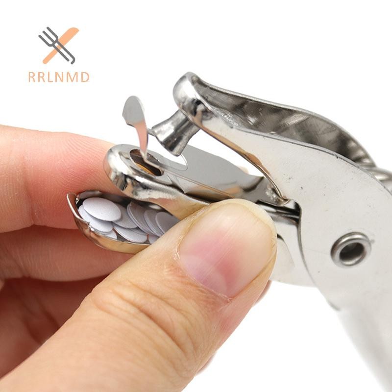 Rrlnmd Máy đục lỗ đơn Kim loại 3mm / 6mm Đường kính lỗ chân lông Kìm đục lỗ Giấy cầm tay Scrapbooking Đấm MỚI