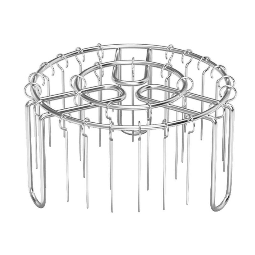 Giá nướng dọc WOODNEST, Giá đỡ xiên nướng dây có thể tháo rời, Giá đỡ xiên nướng bằng thép không gỉ 12 / 24 / 25 / 36 Giá đỡ xiên nướng dọc cho phụ kiện nồi chiên không khí