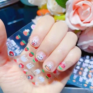 Miếng dán móng tay phát sáng cho trẻ em Miếng dán móng tay chống thấm nước Hoạt hình dễ thương