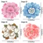 Thảm Hoa CATIYAHA, Thảm Trải Sàn Hoa Sen Hoa Mẫu Đơn 60x60cm, Bé Bò Mộc Lan Hình Đặc Biệt Thảm Trải Sàn Mục Vụ Phòng Khách Bàn Trà Đầu Giường