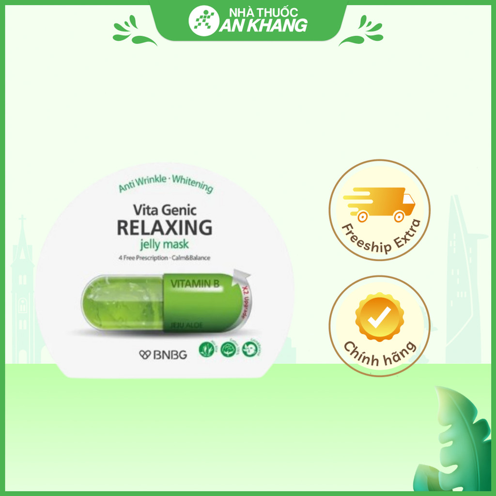 Mặt nạ Vita Genic Relaxing cấp ẩm, làm dịu và phục hồi làn da miếng 30ml