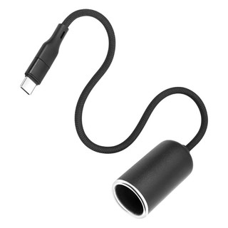 CLI USB C Male to Lighter Adapter 5V sang 12V Type C Cắm cho thiết bị ô tô Bộ chuyển đổi nguồn điện