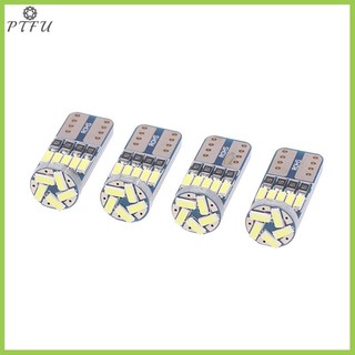 Ptfu 4 Bóng LED T10 W5W 194 CANBUS 4014 15SMD 12V Nội Thất Ô Tô: đèn đọc sách, giải phóng, biển số, mái vòm, tín hiệu