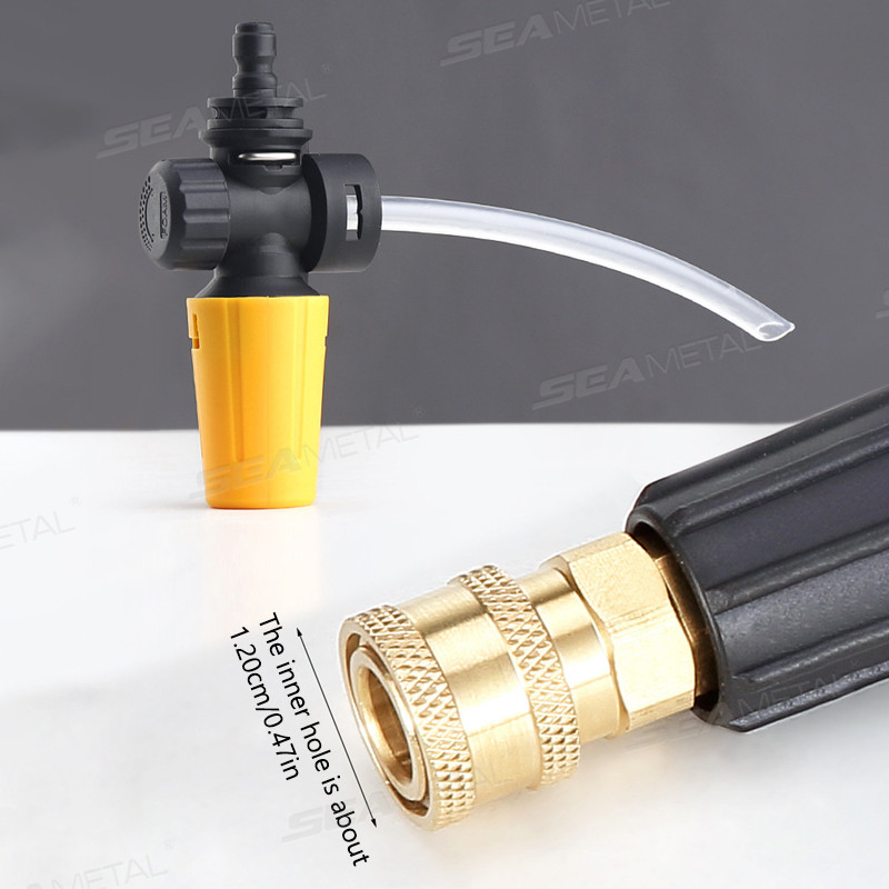 Máy tạo bọt rửa xe SEAMETAL cầm tay tạo bọt rửa xe tuyết phun mạnh tạo bọt dày đặc vòi phun nâng cấp