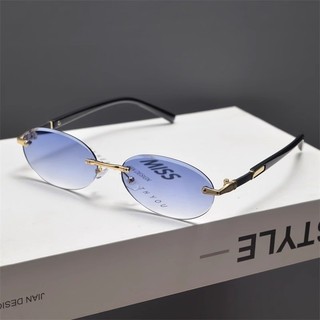 Kính Mát Hàn Quốc Mới Hình Bầu Dục Nhỏ Vintage Thời Trang Sắc Thái Dành Cho Nữ UV400 Hợp Thời Trang Nhiều Màu Kính Mắt Cho Nữ