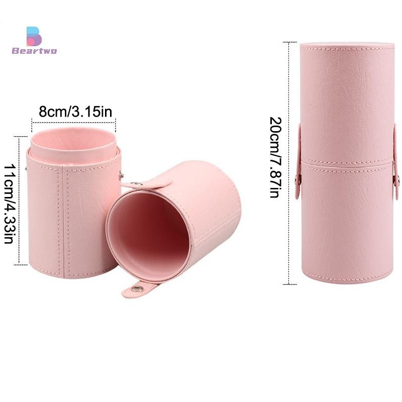 < Beartwo > Da Du Lịch Rỗng Bút Mỹ Phẩm Trang Điểm Nghệ Sĩ Túi Đựng Bàn Chải Người Tổ Chức Dụng Cụ Trang Điểm Đẹp