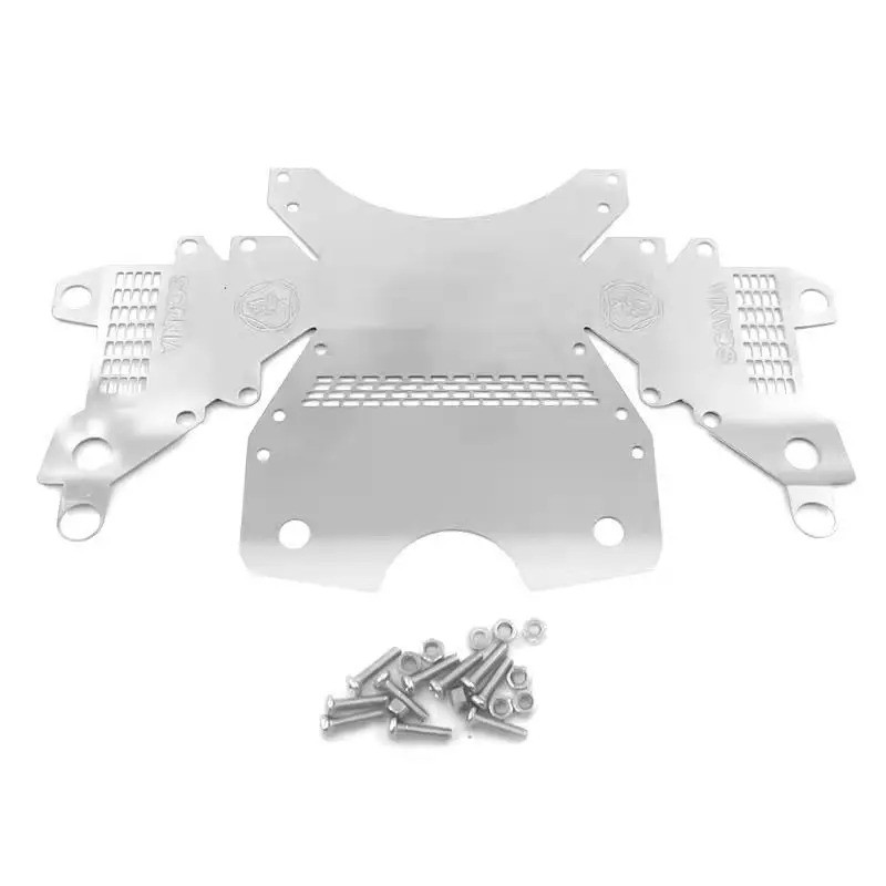 Cho 1 / 14 Tamiya Scania RC Máy Kéo Xe Tải Kim Loại Hộp Số Bao Hood RC Xe Nâng Cấp Phần Phụ Kiện