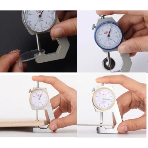 Thước đo độ dày da,đồng hồ đo độ dày thép,máy đo độ dày,thước kẹp ly,đồng hồ đo size,thước kẹp li cơ,kẹp đo độ dày da