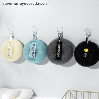 [savemoneyeveryday] Bàn chải làm sạch bóng xốp tắm Vòi hoa sen Puff Body Cleaner Tẩy tế bào chết Bàn chải Massage 3d Đồ dùng phòng tắm [vn]