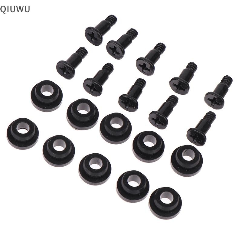 QIUWU 10 chiếc Vỏ máy tính 2,5 / 3,5 inch Vít chống sốc Vít chống sốc + Vít hấp thụ sốc HDD.