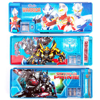 Transformers Văn Phòng Phẩm Hộp Đựng Bút Chì Có Bút Chì Mài Học Sinh Tiểu Học Bé Trai Đa Năng Bé Trai Trẻ Em Mẫu Giáo