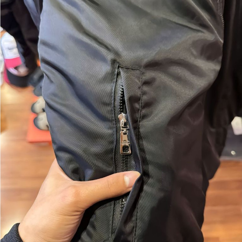 Áo Bomber Trần Bông Thêu Lưng Dê Gà Logo Ngực KCloset 2 Lớp Dày Dặn Dáng Rộng Nam Nữ NA841
