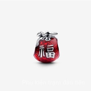 Có hàng 2025, vòng tay túi may mắn màu đỏ thời trang mới, đồ trang trí dây