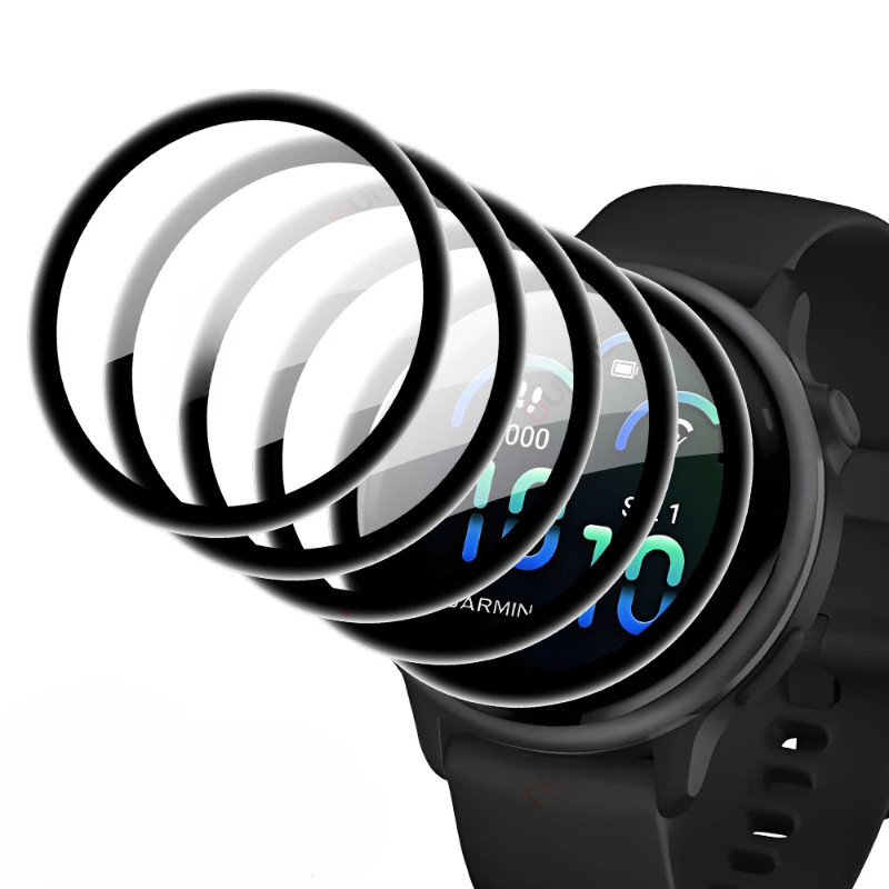 Garmin Venu3 Vivoactive6 1-3 Chiếc 900D HD Cong Kính Cường Lực Cho Garmin Vivoactive 6 5 4S 4 Venu SQ 2 Plus 3S 3 2S Chống Vân Tay Đồng Hồ Bảo Vệ Màn Hình
