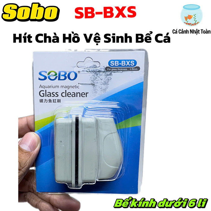 Hít Nam Châm Vệ Sinh Bể Cá Cảnh SoBo SB-BXS Siêu Tiện Lợi (Cho Bể Kính Dưới 6 Li)