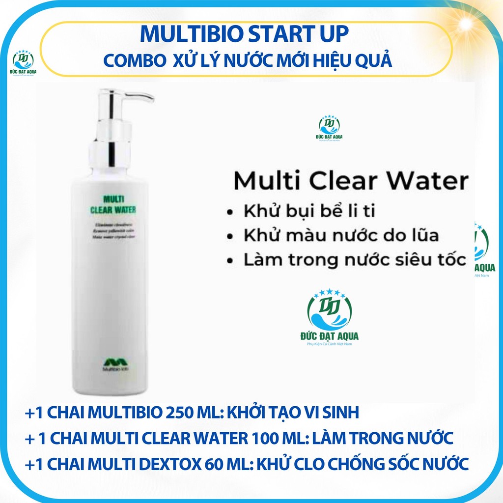 Vi sinh Multibio Start Up-Combo 3 LỌ chuyên dụng cho bể cá mới set up Giúp bể cá ổn định nhanh chóng 9