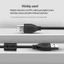 Btsg USB A sang USB Dây cáp nối dài 480Mbps Truyền và sạc dữ liệu tốc độ nhanh cho máy tính xách tay Máy làm mát di động cứng D