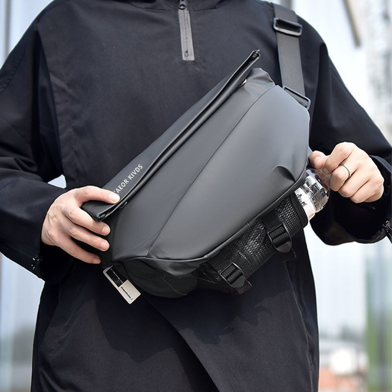 Nhật Bản Dạo Phố Túi Messenger Nam Chức Năng Bưu Thiếp Ba Lô Đi Xe Đạp Dung Tích Lớn Một Vai Thể Thao Ngực Túi Nam