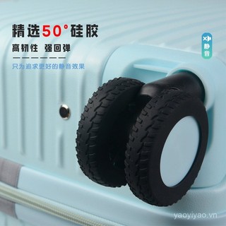 Vỏ bảo vệ bánh xe hành lý Vỏ bảo vệ bánh xe silicon, giảm tiếng ồn, giảm rung, vỏ bảo vệ lốp hành lý