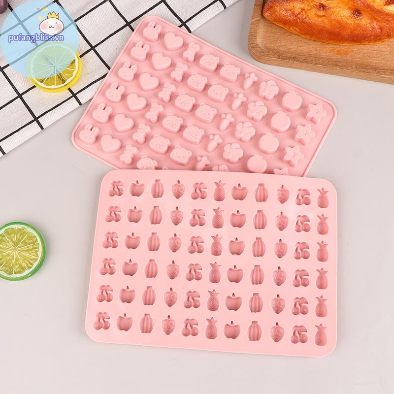 Pufangbliss 1 Loại Sugarcraft Khuôn Silicon DIY Gummy Động Vật Fondant Chocolate Kẹo Khuôn Bánh Nhựa Nghệ Thuật Nướng Bánh Trang Trí Dụng Cụ VN