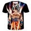Blue WuKong Summer Short Sleeve Dragon Ball Z T-Shirt Goku and Vegeta for Children
