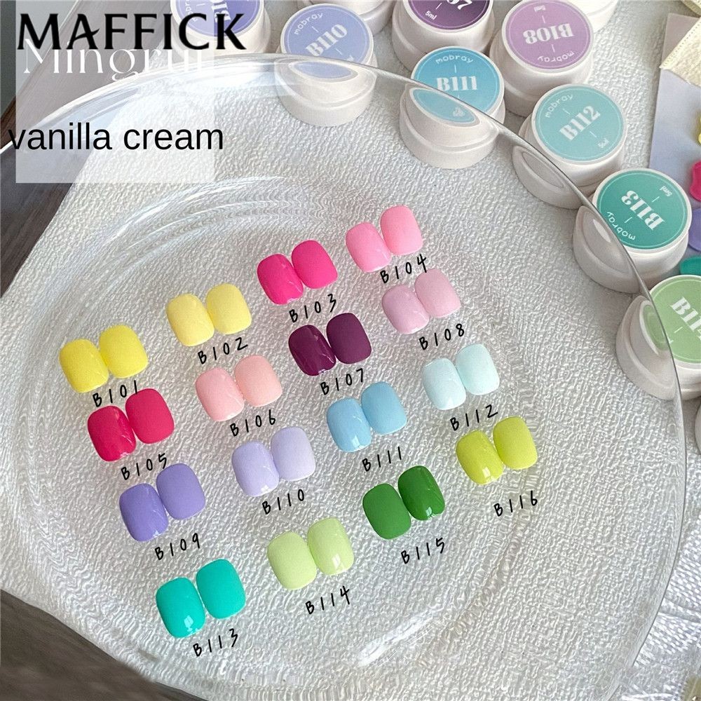 Gel sơn móng tay dạng kem vani 5ml Keo dán đóng hộp Macaron Sweet Độ ...