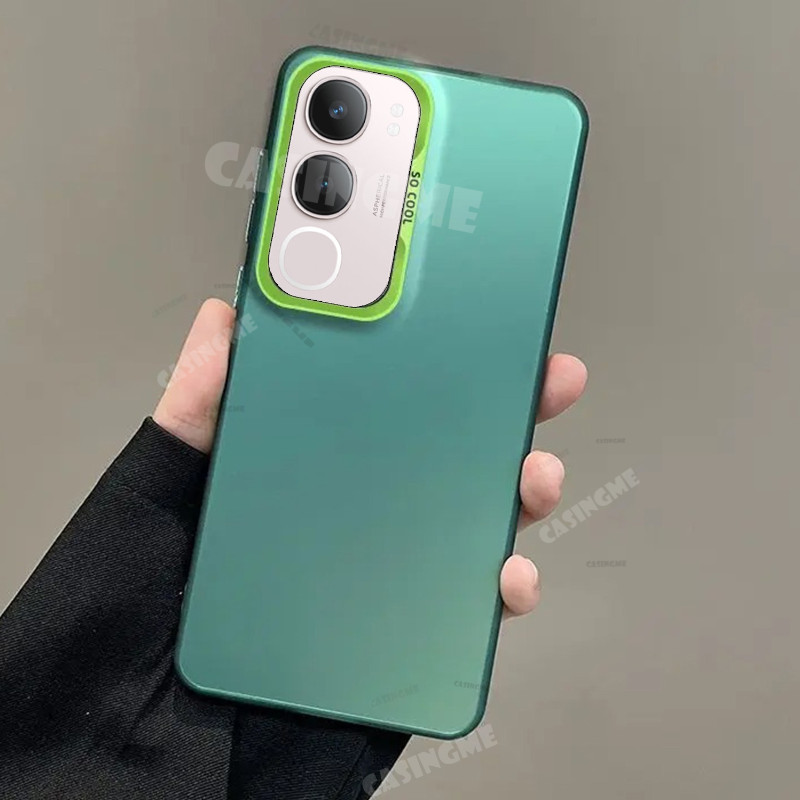 Vivo Y19s 2024 Mạ Sang Trọng Aurora Skin Matte Casing Cho Vivo Y19s VivoY19s Y 19s Y19 S 4G 5G 2024 Vỏ Điện Thoại Bảo Vệ Camera Nhiều Màu Sắc Ốp Lưng Chống Sốc