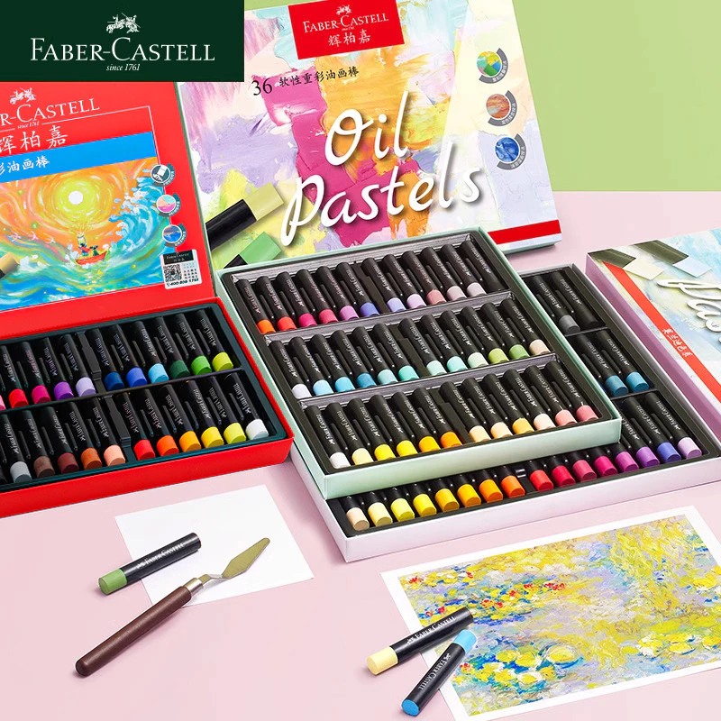 Faber-castell Chuyên Nghiệp Màu Nặng Dầu Pastel Crayon Tranh Màu Pastel Nghệ Sĩ Nghệ Thuật Tiếp Liệu