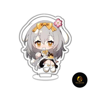 Móc Khoá, Mô Hình Standee Honkai: Star Rail Game Lunae Himeko Kafka Blade Bronya Trang Trí Bàn Học, Làm Việc