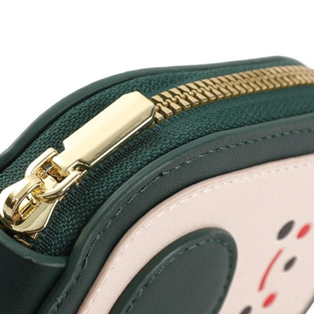 HOBBYIN Túi đựng thẻ HOBBYIN, Ví đựng tiền xu công suất lớn bằng da PU, Phim hoạt hình Bơ 9 túi đựng thẻ danh thiếp nam nữ