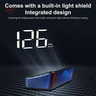 Cuộc diễu hành Đồng hồ tốc độ ô tô HUD GPS Lên màn hình Đồng hồ đo tốc độ kỹ thuật số Kính chắn gió Máy chiếu cho xe tải Phụ kiện điện tử tự động VN
