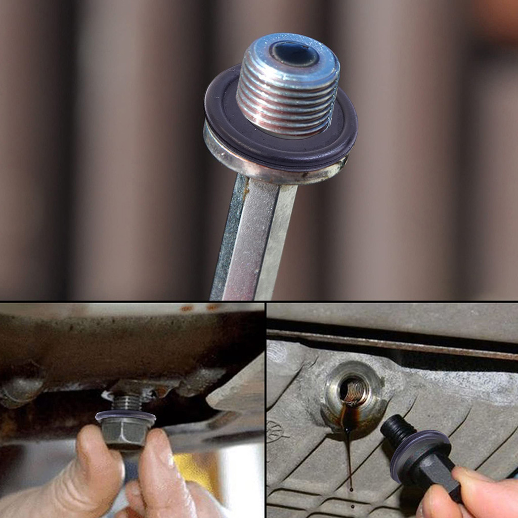 10-50 Cái M12 M14 Gioăng Cao Su Vít Xả Dầu - Phụ Kiện Sửa Chữa Tự Động - Nút Xả Dầu Niêm Phong Vòng Cao Su - Máy Giặt Niêm Phong Dầu Động Cơ Ô Tô Đa Năng