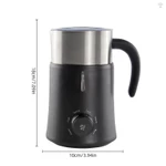 Máy tạo bọt sữa điện 5 trong 1 - Máy tạo bọt nóng lạnh 24oz / 700ml và hâm sữa cho Latte / Cappuccinos / Sôcôla nóng 500W Máy tạo bọt cà phê chống trượt — ảnh 5