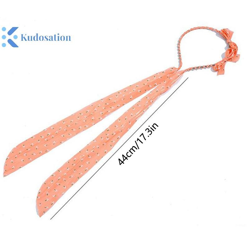 Kudosation Thời Trang Với Ren Khăn Lụa Nơ Dễ Thương Cho Bé Gái Phụ Kiện Tóc Hàn Quốc Cho Nữ