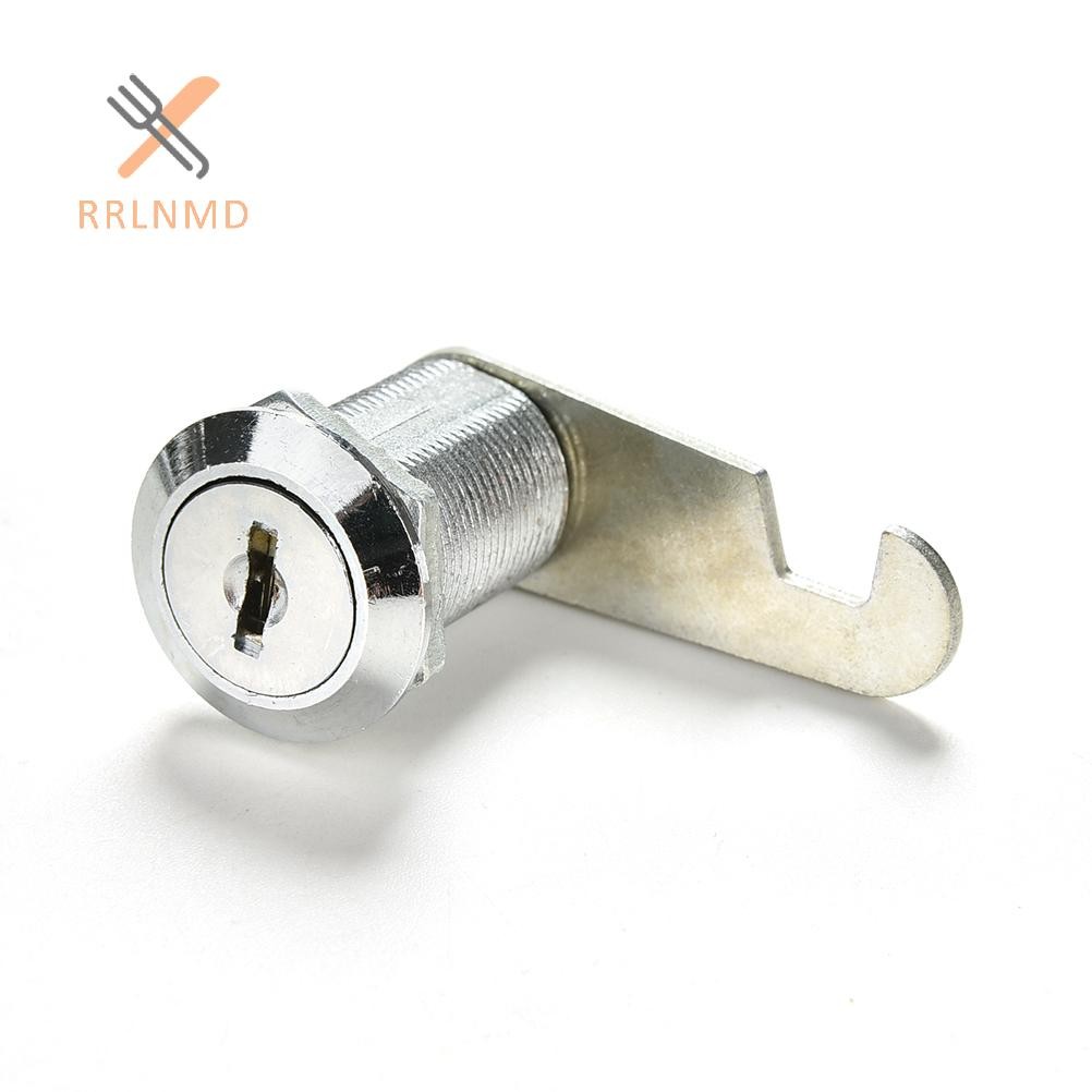 Rrlnmd 1 x 16mm 20mm 25mm 30mm Cửa Tủ Chữ Hộp Ngăn Kéo Tủ Khóa Với 2 Phím MỚI