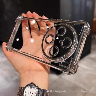 Ốp lưng cho Vivo X200 X100 X100S Pro X100Pro X100Ultra X200Pro 5G, silicone TPU mềm, chống sốc, trong suốt, chống rơi, bảo vệ toàn diện, ốp lưng