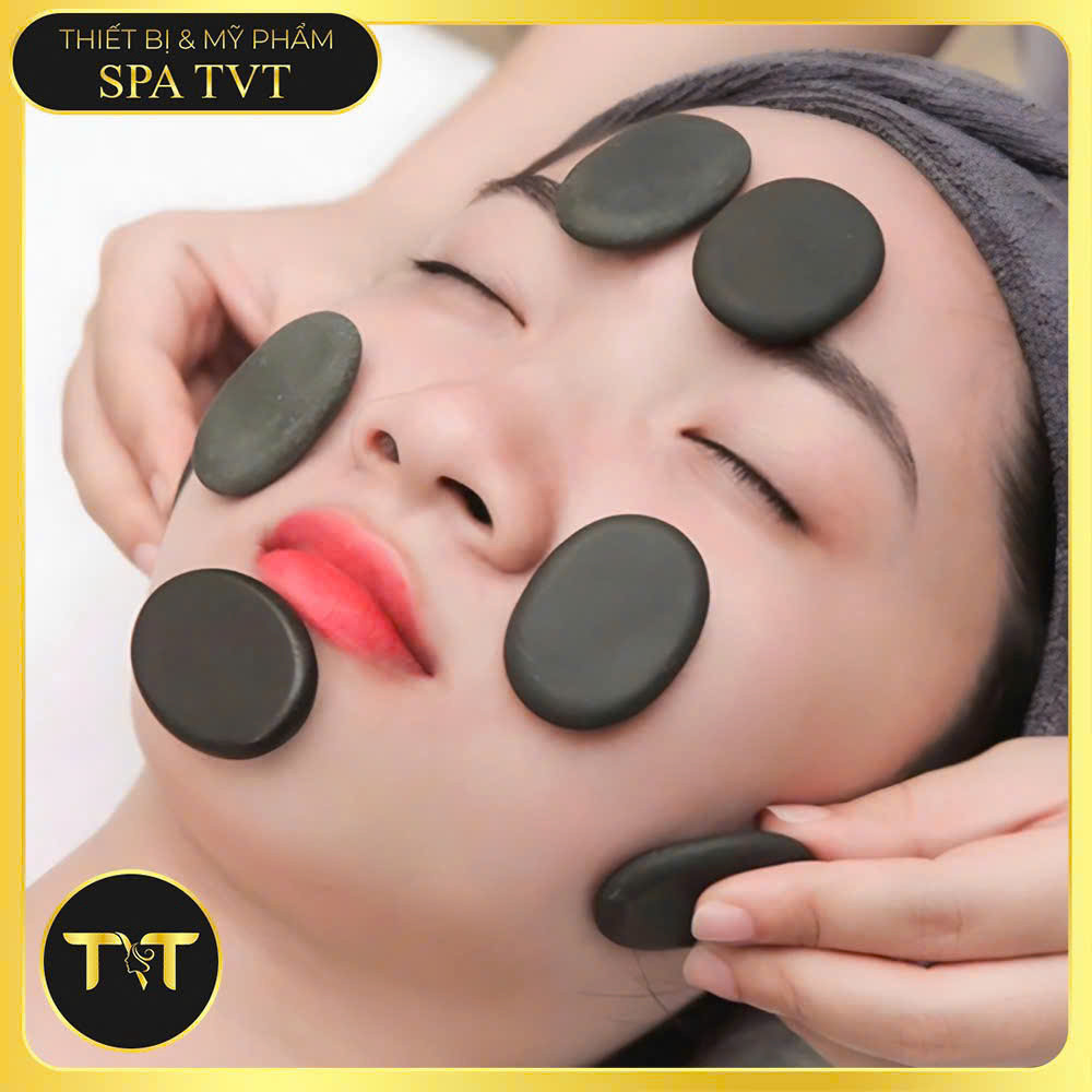 ĐÁ NÓNG MASSAGE ĐEN 8x8CM, ĐÁ NÓNG 3x4CM ĐÁ SPA, ĐÁ NÚI LỬA,ĐẢ THÔNG KINH LẠC